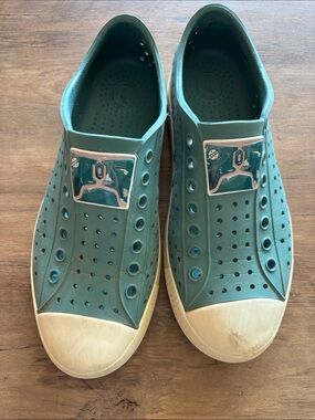 Native Shoes Jefferson Star Wars Print Bounty Green  Women's 8